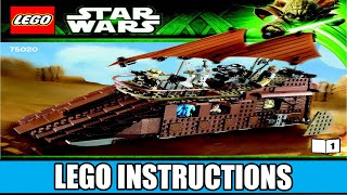 LEGO 75020 Instructions  Episode VI  Jabbas Sail Barge  Star Wars Book 1 [upl. by Storfer911]