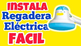 instalación de Regadera Eléctrica edgarelectricoplomeeo [upl. by Hgielyak571]