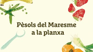 Recepta pèsols a la planxa snack saludable [upl. by Etteuqram]