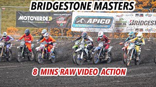 Bridgestone British Masters Motocross Round 2  School House MX  8 Mins Raw 2 amp 4 Stroke MX Action [upl. by Yatnoj]