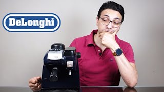 بتفكر تدخل عالم القهوة؟ مراجعة لمزايا و عيوب أرخص مكاينة اسبرسو Delonghi EC9 [upl. by Alli]