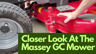 Massey Mower Deck Safety and Adjustments [upl. by Almund]