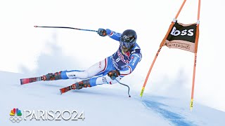 Sarrazin holds off World Champ Odermatt for back to back Kitzbuhel crowns  NBC Sports [upl. by Eberto]