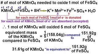 Chemistry  OxidationReduction Reaction 17 of 19 Equivalent Mass [upl. by Jasmine]