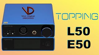 Amplificador Topping L50 y DAC Topping E50  Vivir Digital [upl. by Lambert]