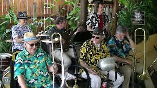 Silver Fox Jazz Band play Careless love at Strait on the beach [upl. by Ilahsiav107]