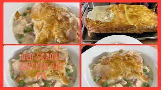 THE EASY AND QUICK WAY TO MAKE CHICKEN POT PIE 🥧 FOR THE FALLOLD SCHOOL CREAMY CHICKEN POT PIE [upl. by Mcgaw]