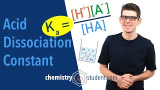 Acid Dissociation Constant Ka and pKa ALevel Chemistry [upl. by Janaye]