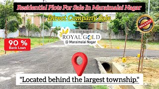 plots for sale in maraimalai nagar  land for sale in maraimalai nagar [upl. by Ayatal]