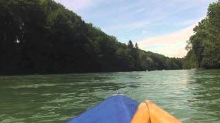 Mit dem Faltboot Pouch RZ 853 die Reuss von Bremgarten nach Gebenstorf  Timelapse [upl. by Dermott638]