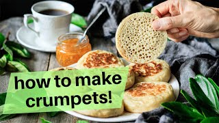 Easy English Crumpets Recipe [upl. by Arlena]