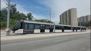 TTCMetrolinx Alstom Citadis Spirit LRVs Testing on Line 6 [upl. by Yadnil]