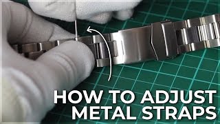 How to adjust Metal Watch Straps [upl. by Melva958]