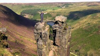 213 Dovestone Reservoir the Trinnacle and Saddleworth Moor Peak District 2023 [upl. by Rowland]