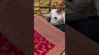 🔥KCPC Special KcPc Pure Georgette Banarasi Handloom Weaving Diamond Cutdana Handwork saree [upl. by Yborian295]