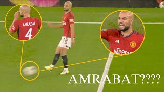 Amrabats First Old Trafford Debut Under Ten Hag Key Moments [upl. by Kcub417]