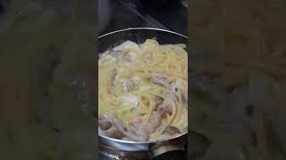 豆乳パスタ soy milk pasta 料理 cooking food meal 簡単レシピ easy rice natto anime japanesefood [upl. by Ybhsa797]