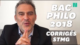 Bac Philo 2018 corrigé des sujets STMG [upl. by Kcaz350]