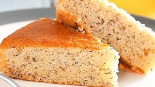 How to make Cake at home  Cake without oven  Banana Cake [upl. by Llenna]