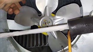 Upright Freezer Evaporator Fan Motor Replacement [upl. by Corb]