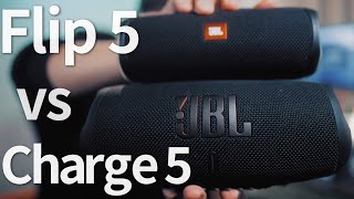 【超人気】持ち運べるスピーカー最強2つを比較してみた【JBL Charge 5 vs Flip 5】 [upl. by Anwahsal712]