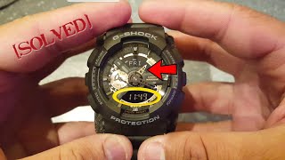 How to sync Casio 5146 5425 Gshock analog hands and digital display not matching [upl. by Lowenstein122]