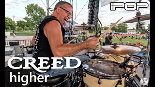 Higher  Creed DRUM CAM by iPop Band Chicago  Elk Grove Rotary Fest [upl. by Lorou]