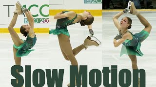 Alexandra Trusova Slow Motion Cup of Russia 2020 4th stage [upl. by Akilak444]