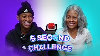 5 SECOND CHALLENGE zillewizzy vs azaniandoll [upl. by Nordine]