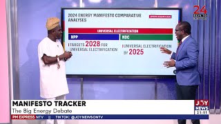 Manifesto Tracker The Big Energy Debate  PM Express with Evans Mensah 121124 [upl. by Nidroj]