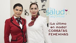 LO ULTIMO EN MODA CORBATAS FEMENINAS [upl. by Abner263]