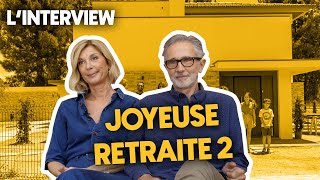 LINTERVIEW  Michèle Laroque amp Thierry Lhermitte pour JOYEUSE RETRAITE 2 [upl. by Nailluj]