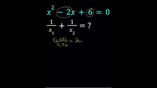 Solving Problems With Vietas Formulas math algebra polynomials [upl. by Airlia]