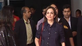 Nita Ambani with son Anant at the grand finale of Pro Kabaddi League 2014 [upl. by Corson691]