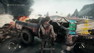 GeForce GTX 1060 3GB  AMD Athlon 200GE  Mad Max FPS Test [upl. by Elston]