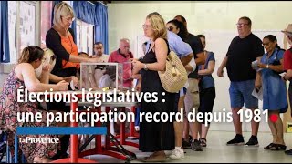 Élections législatives  une participation à 12h record depuis 1981 [upl. by Adlecirg]