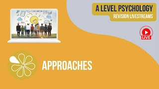 Approaches  Live Revision for AQA A Level Psychology 2024 [upl. by Yks]