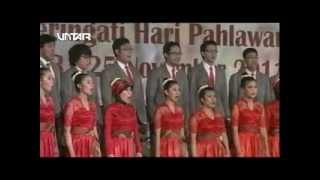 PSM MERCUBUANA  GUGUR BUNGA amp MERAH PUTIH  4th untar choir competition 2011 [upl. by Mufinella658]