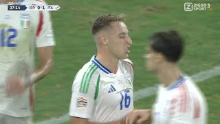 Davide Frattesi Goal Israele vs Italia 10 Goal e Highlights estesi [upl. by Aiyot576]