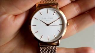 Rosefield Mercer Watch Unboxing  Rose Gold Version [upl. by Sadella]