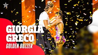 Giorgia Greco l’atleta inarrestabile GOLDEN BUZZER di Federica Pellegrini a IGT [upl. by Amaleta]