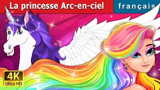 La princesse Arcenciel  The Rainbow Princess in French  FrenchFairyTales [upl. by Gereld]