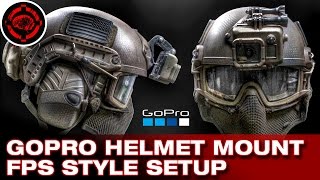 GoPro Helmet Mount How To [upl. by Nnylarak]