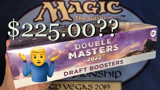 Is this Double Masters 2022 Draft Booster Box Worth 225 [upl. by Liane468]