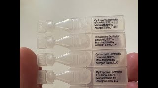 Cequa Eye Drops Unboxing cyclosporine ophthalmic [upl. by Alberta]