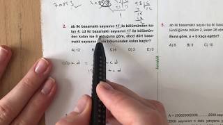 KAREKÖK TYT Matematik Bölünebilme Kuralları Test4 Anlatımlı Çözümleri [upl. by Nneb117]