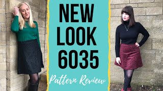 New Look 6035  Skirt Pattern Review  New Look 6035 Review [upl. by Mailliwnhoj]