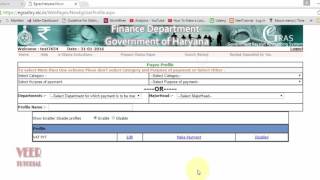 How to Make Online Challan Haryana VAT  CST  Egras HRY [upl. by Attenor]