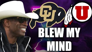 Colorado DOUBTER ADMITS Something About Deion Sanders team before Utah Game [upl. by Mikol]