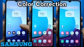 How to use color correction on Samsung  Deuteranomaly Tritanomaly and Protanomaly Color Blindness [upl. by Martie]